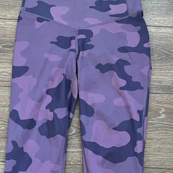 All in Motion Purple Camouflauge Active Pants Leggings XL 14/16 - Picture 2 of 10